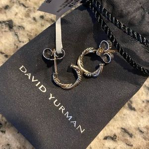 David Yurman Huggie Hoops E16513S4